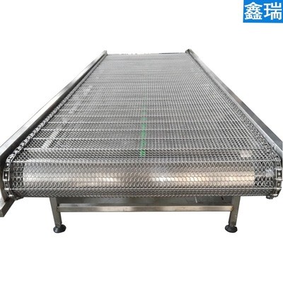 非标定做不锈钢网带输送机 食品物料传送带 流水线小型网链输送机定金图5