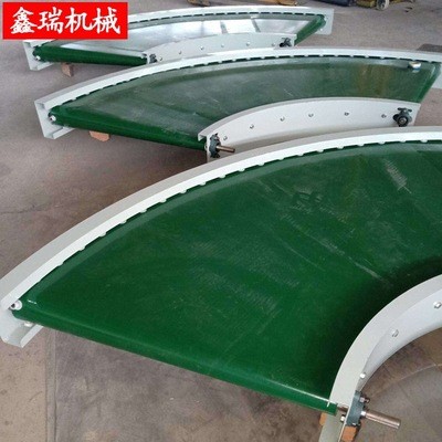 90度皮带转弯机 非标定制移动式爬坡式工业小型pvc输送机电议图3
