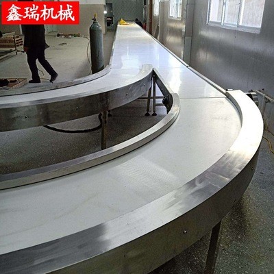 90度皮带转弯机 非标定制移动式爬坡式工业小型pvc输送机电议图4