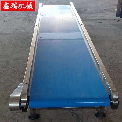 90度皮带转弯机 非标定制移动式爬坡式工业小型pvc输送机电议图2