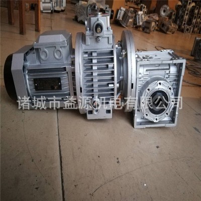 RV系列减速机 nmrv蜗轮蜗杆减速机 RV组合双级减速机 铝壳减速机图3