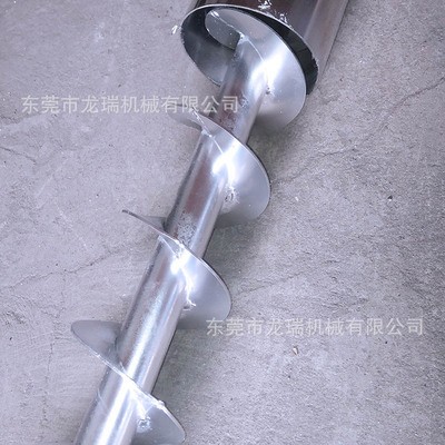 不锈钢螺旋上料机 pvc塑料提升机 颗粒输送机现货出售当天发货图4