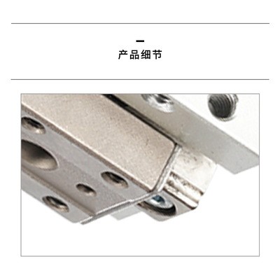 导轨滑台气动手指气缸MHF2x8D-12D-16D-20D/D1/D2薄型气爪代替SMC图3