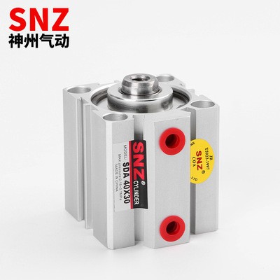 厂家直供薄型气缸SDA20*25x32X40X50X63X80X100-SB自动化阀门气缸图4