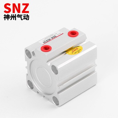 厂家直供薄型气缸SDA20*25x32X40X50X63X80X100-SB自动化阀门气缸图3