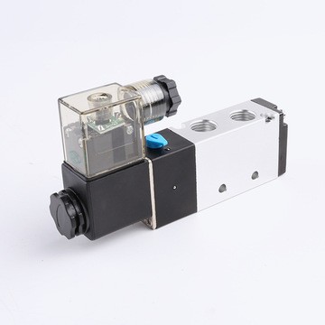 4V系列二位五通单头气动电磁阀4V110/210/310/410电磁控制换向阀图2