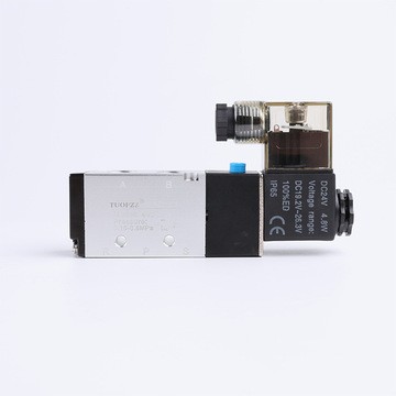 4V系列二位五通单头气动电磁阀4V110/210/310/410电磁控制换向阀图4