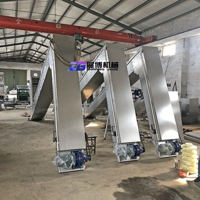 304不锈钢垂直上料机斗式提升机丸子Z型斗式输送机医药粉剂斗提机图3