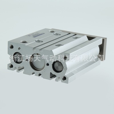 供应三轴SMC型薄型导杆气缸三杆气缸MGPM20-30-50滑动轴承气缸图2