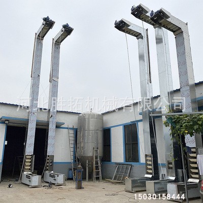 ZCT斗式提升机薯片无损提升机塑料斗提升机鱼丸不锈钢斗提升机图4