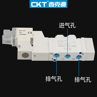 CKT 西克迪气动五通电磁阀 SY系列控制阀 SY3120/5120/7120-M5/01图2