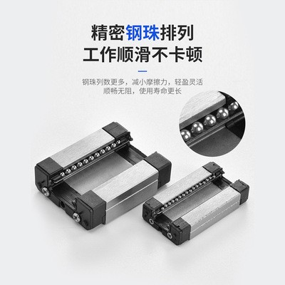 国产微型不锈钢直线导轨滑块线性滑轨MGN5 7 9 12 15厂家直供图3