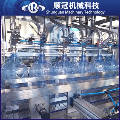 10L大桶PET瓶装水灌装封口机 4.5L 8L 15L矿泉水生产流水线设备图4
