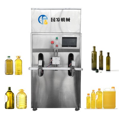 半自动食用油灌装机 玻璃瓶 2头半自动小型油类灌装机 厂家定图2
