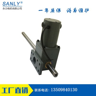 直线式齿轮减速电机 DM07有刷直流排杆电机 齿轮减速直流推杆电机图2