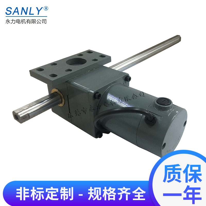 直线式齿轮减速电机 DM07有刷直流排杆电机 齿轮减速直流推杆电机图5