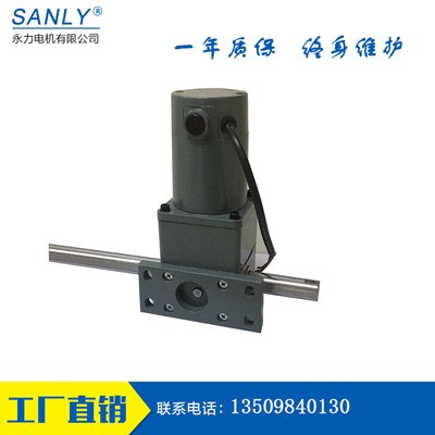 直线式齿轮减速电机 DM07有刷直流排杆电机 齿轮减速直流推杆电机图3