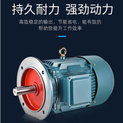 供应7.5KW2极电机 轴38 380V 三相异步电动机 螺杆压缩机专用图3