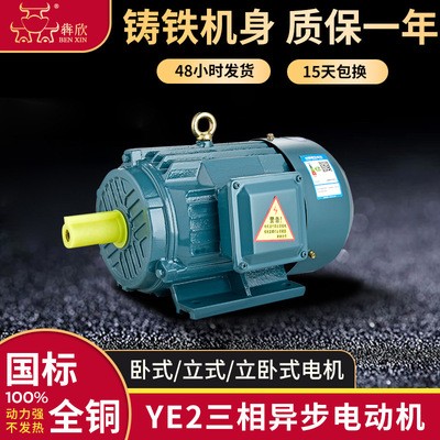 18.5-22KW YE2三相异步电动机30kw37kw45kw2极铜线水泵风机用电机图4