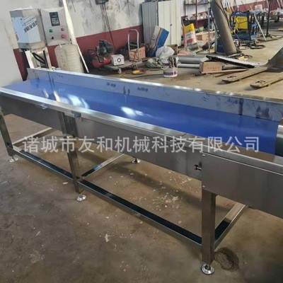 厂家可做皮带输送机 饮料传送带 不锈钢304输送带 小型食品输送机图5