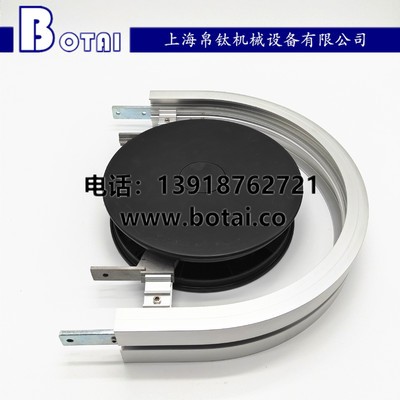 103宽柔性链180度轮弯 柔性链水平轮弯头 柔性链输送线图2