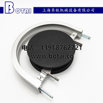 103宽柔性链180度轮弯 柔性链水平轮弯头 柔性链输送线图4