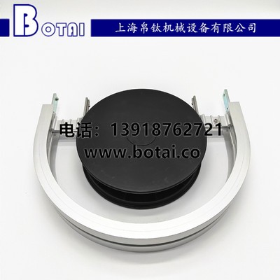 103宽柔性链180度轮弯 柔性链水平轮弯头 柔性链输送线图3