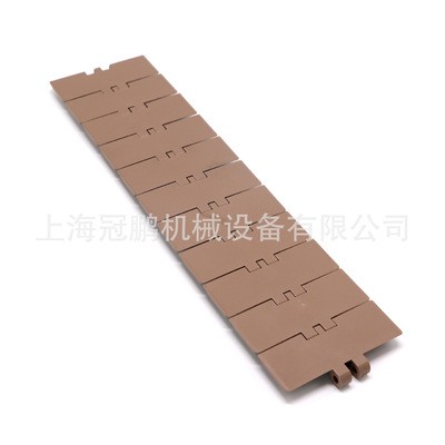 上海塑钢单铰直链820链板塑料直输平顶链自动化输送机配件厂直销图3
