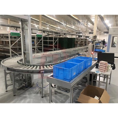 厂家直销滚筒输送机无动力双层棍筒流水线转弯机上海螺旋滚筒线厂图3