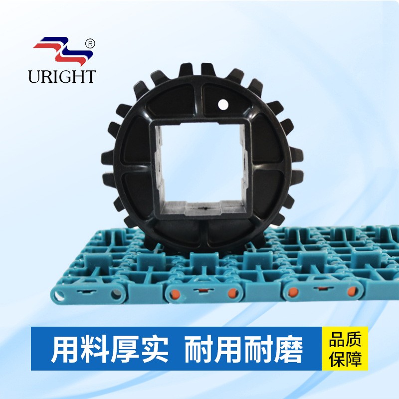 塑料链板输送带定制 输送机转弯防滑网带 流水线塑料输送网带厂家图3
