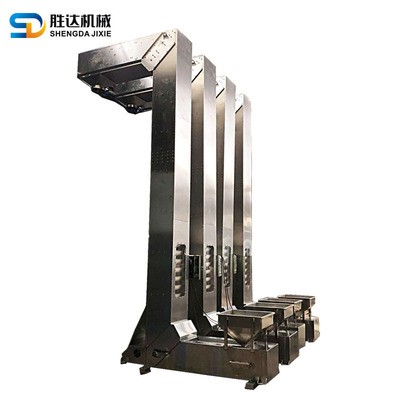 专业定制翻斗提升机色母颗粒变频调速转斗式输送机Z型斗式提升机图4