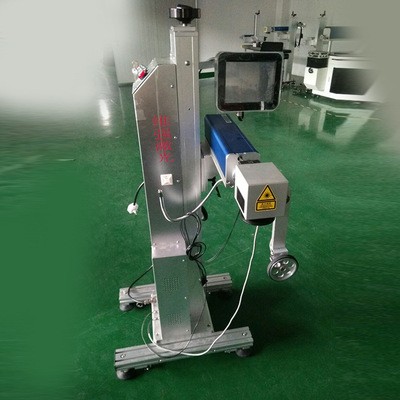 工厂定 制工艺品激光加 工设备飞行激光打标机流 水式激光雕刻机图2