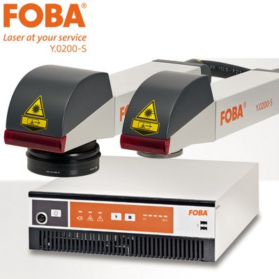 FOBA医疗器械激光打标机 电动升降轴旋转轴激光打标机 激光打码机定金