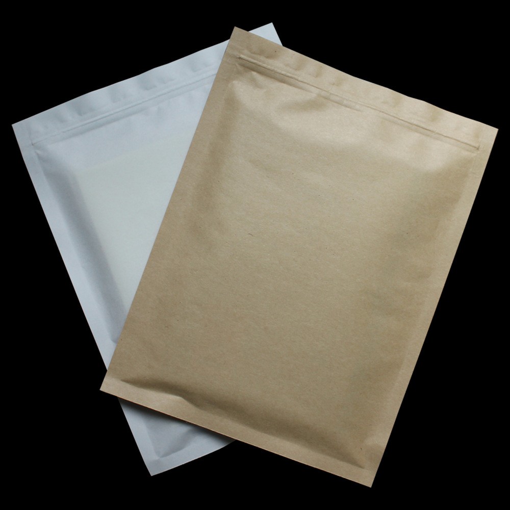 厂家定制pla牛皮纸袋 pla纸塑复合袋 全降解包装袋可贴牌可印刷