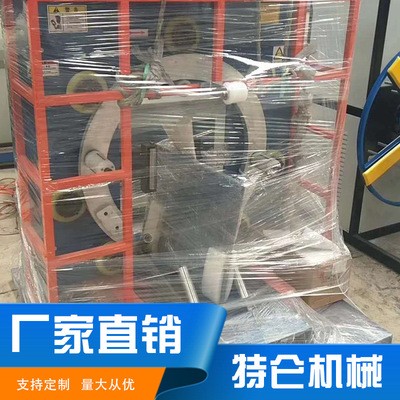 厂家直供PERT地暖软管盘管缠膜机 轮胎钢丝缠绕膜立式包装机图2