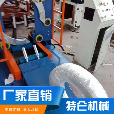 厂家直供PERT地暖软管盘管缠膜机 轮胎钢丝缠绕膜立式包装机图3