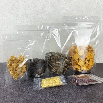 透明自立自封袋花茶塑料拉链零食食品包装袋子茶叶坚果自立袋现货