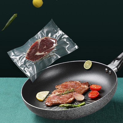 真空袋 单面纹路家用抽气压缩密封保鲜食品真空包装封口袋 跨境图5