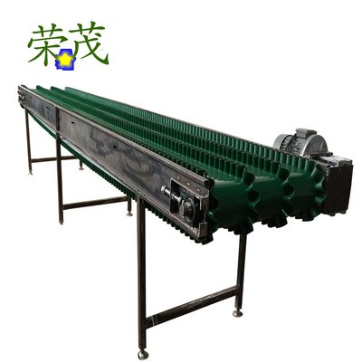 筛选瓜果输送机 小型爬坡防滑输送机 PVC带 裙边皮带输送机图3