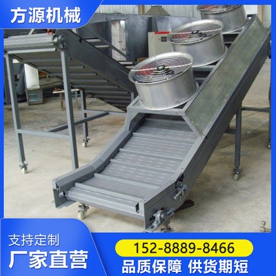 商家直供提升机小型流水爬坡上料提升机自动挡边裙边输送机图3