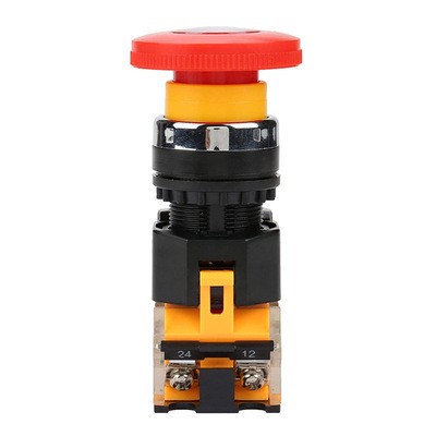 按钮开关启动停止按钮LA38-11ZS 带STOP新能源电桩 22MM急停按钮图4