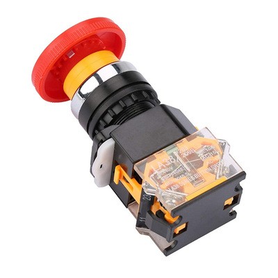 按钮开关启动停止按钮LA38-11ZS 带STOP新能源电桩 22MM急停按钮图5