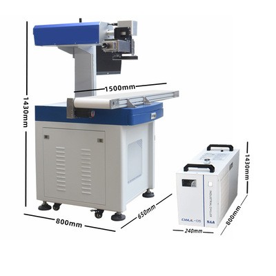 CCD视觉紫外激光打机ABS塑料手机壳充电器UV全自动刻字镭雕打码机图2
