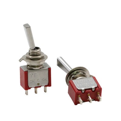 扭子开关MST-102摇臂开关3脚两挡3挡 柄长12mm/21mm航模摇头开关图5