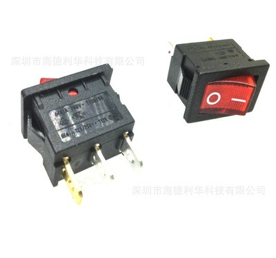 厂家直销15X21两档三脚带灯小型船型开关 UL VDE CQC CE KC认证图5