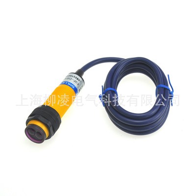 柳凌科技圆柱型光电开关 漫反射式 直流 NPN 常开 E3F-DS30C4图3