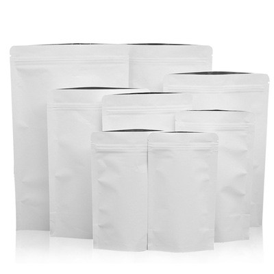 牛皮纸袋子批发食品牛皮纸自封袋自立袋铝箔茶叶礼品礼袋包装袋图2
