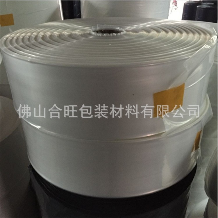 专业生产 小规格PE膜筒料直通膜 5公分PE高压卷膜 塑料薄膜卷料图5