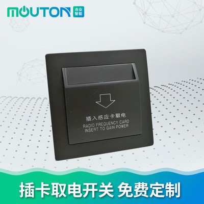 MOUTON-取电开关 酒店客房开关 低频插卡感应控制通电开关批发图3