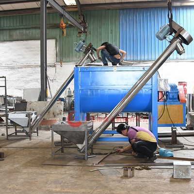 供应梅州树脂粉末上料机 碳钢 不锈钢螺旋输送机厂家可按需定制